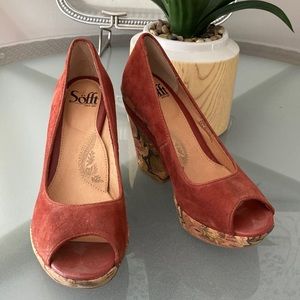 Soft wedge heels